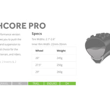 CushCore Pro Tire Insert Set non-drive side